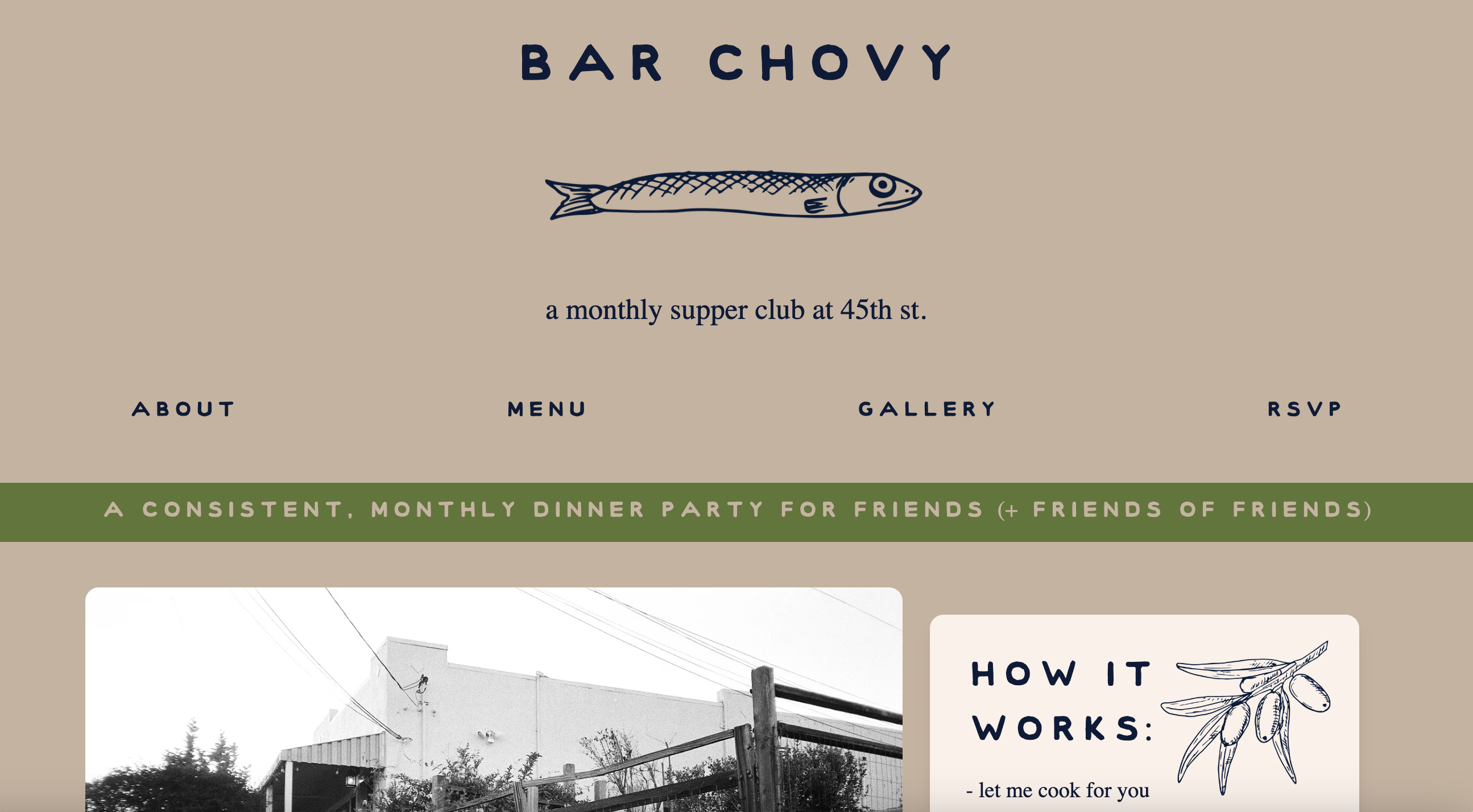 Bar Chovy homepage